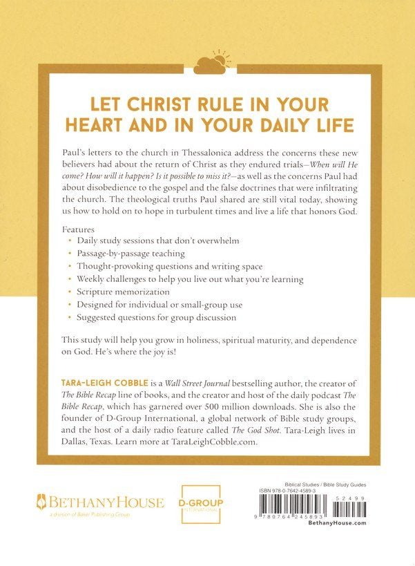 1 & 2 Thessalonians: Hope in the Midst of Trials--a 10-Week Bible Study on Anticipating the Return of Christ