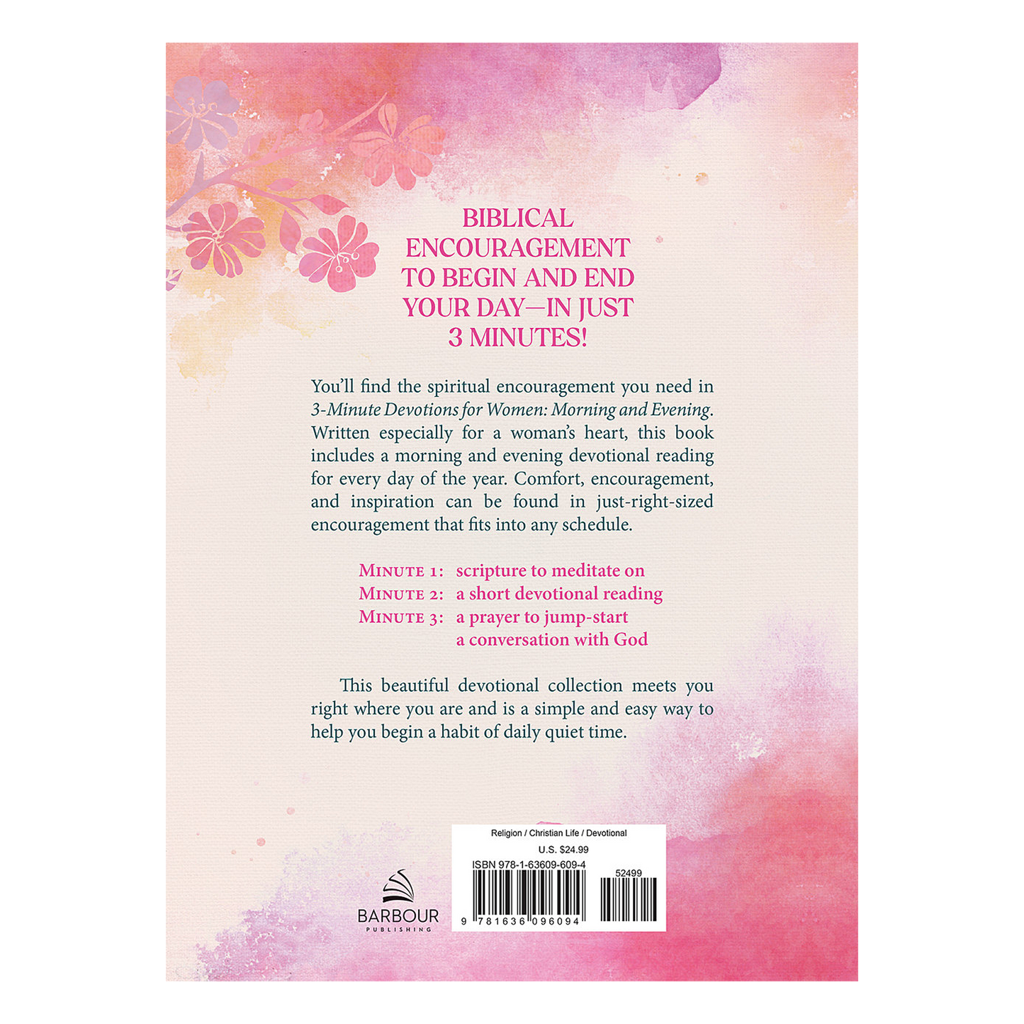 3-Minute Devotions for Women Morning and Evening