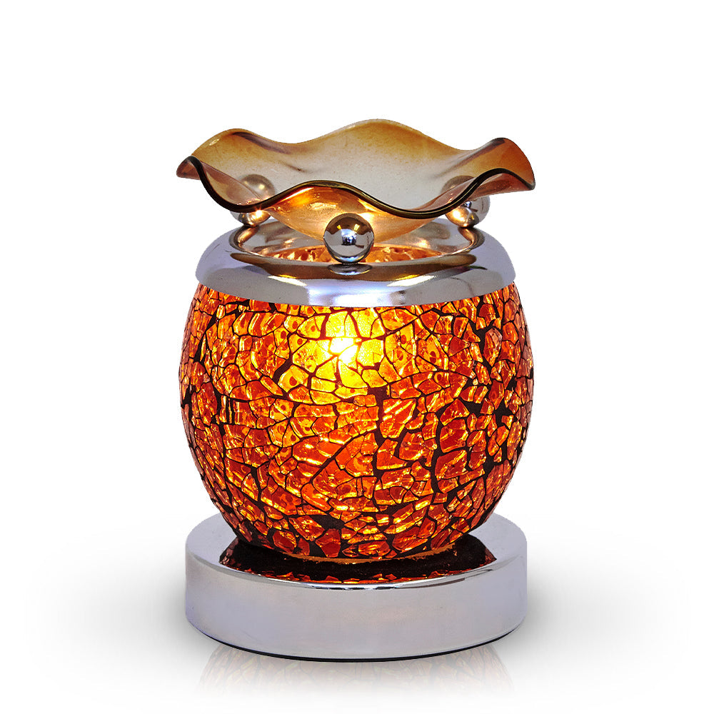 Mosaic Brown Oil Warmer