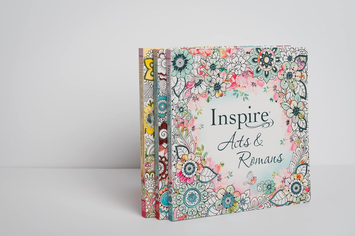 Inspire: Acts & Romans (Softcover): Coloring & Creative Journaling through Acts & Romans Paperback – Coloring Book