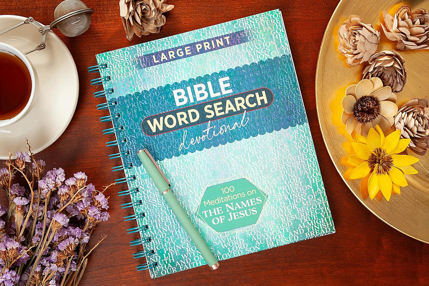 100 Meditations on the Names of Jesus: Word Search Devotional