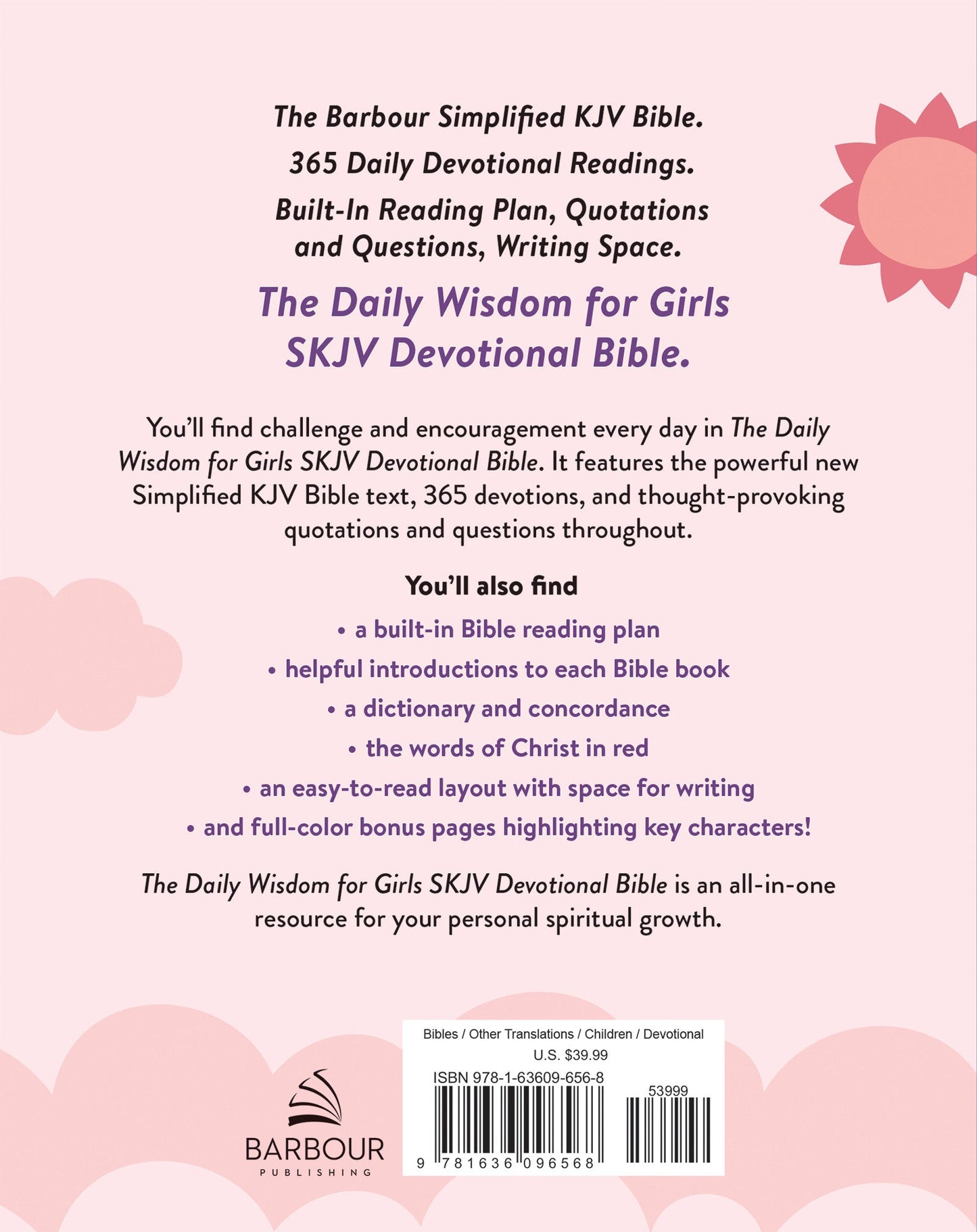 The Daily Wisdom for Girls SKJV Devotional Bible Leather Bound
