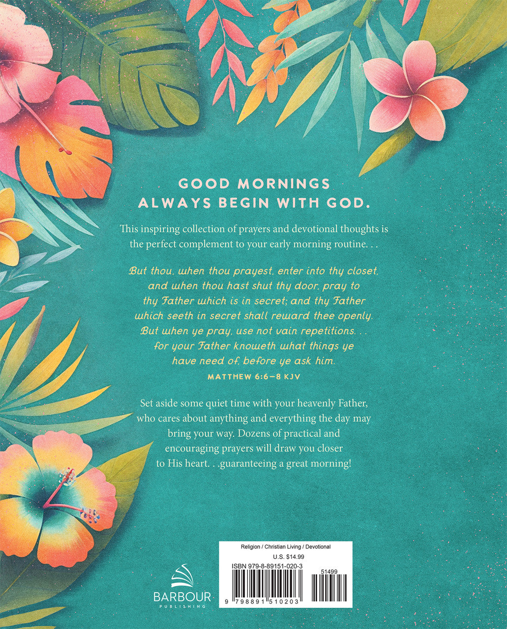 Mornings with God Large Print - Prayers and Devotions for Women