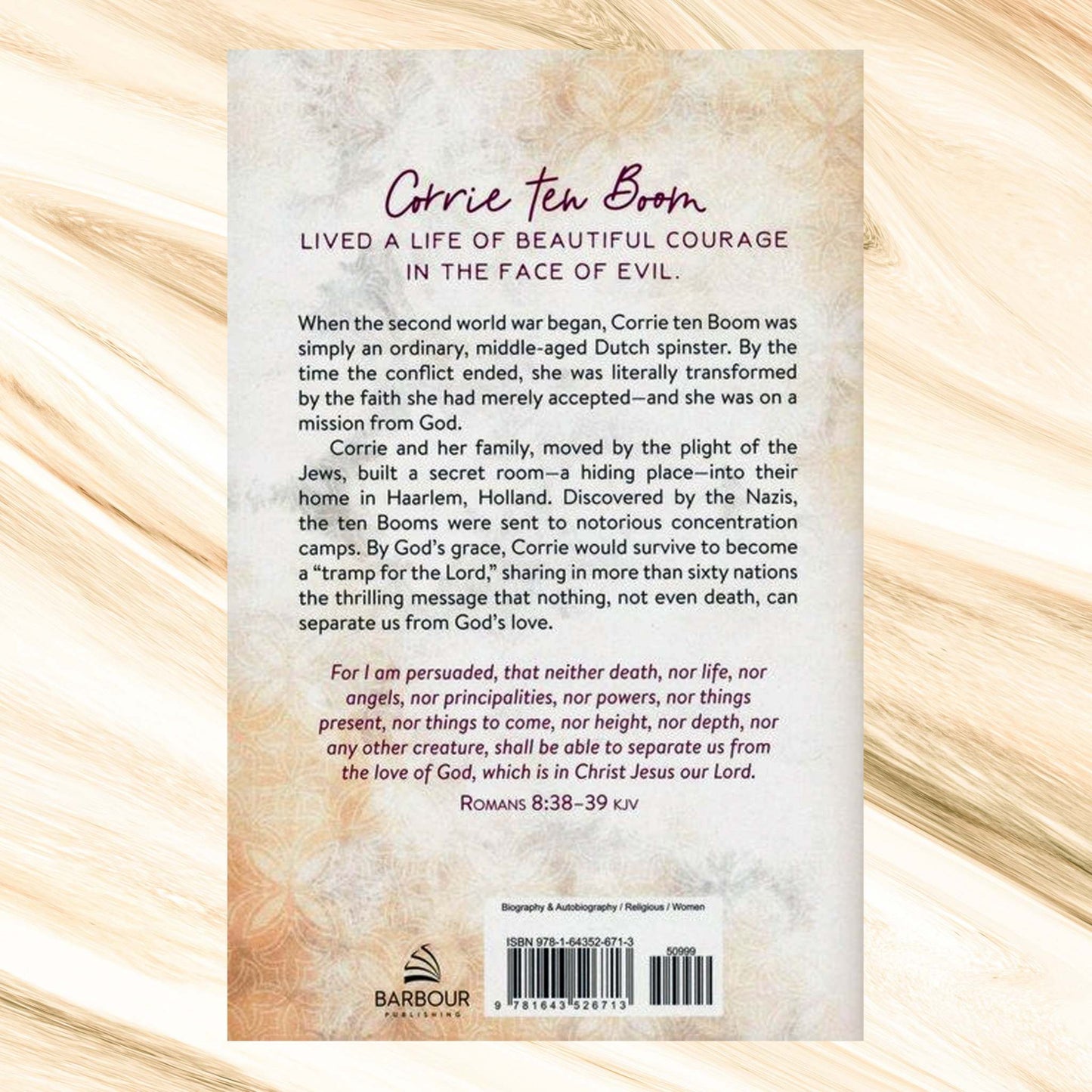Beautiful Courage: The Story of Corrie ten Boom - General Book