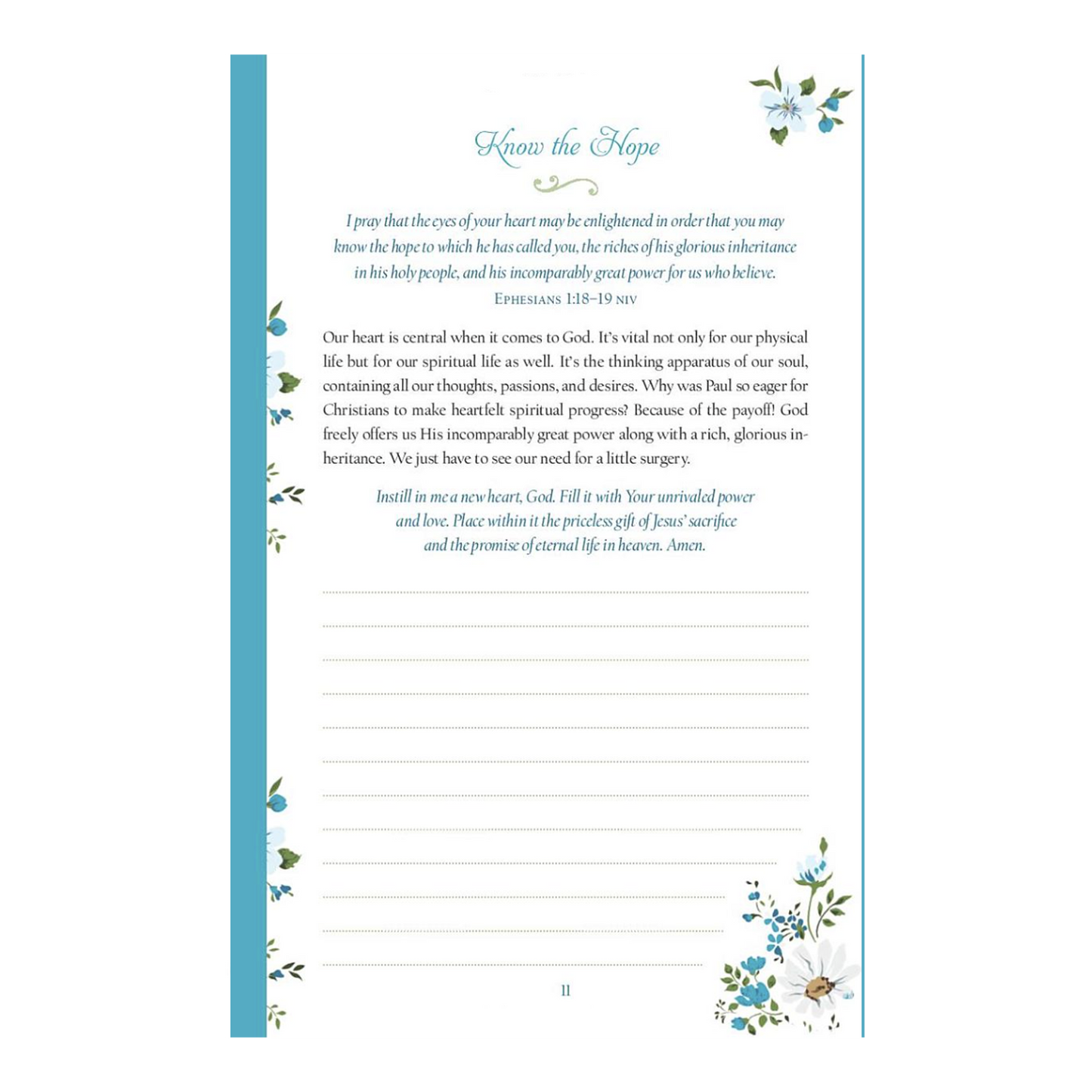 Choose Hope: 3-Minute Devotions for Women Journal Paperback Compiled by Barbour Staff (