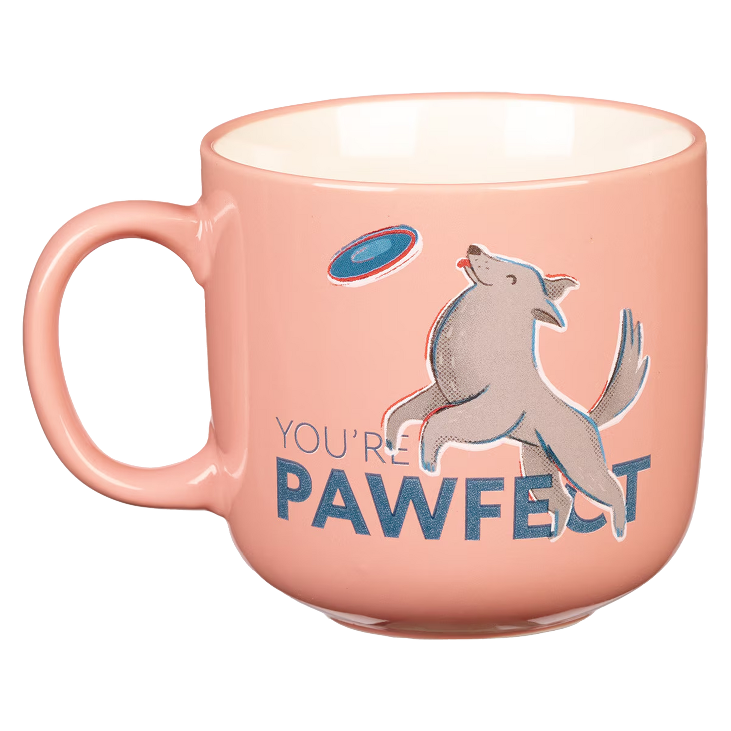 You're Pawfect Ceramic Coffee Mug - Rose Pink