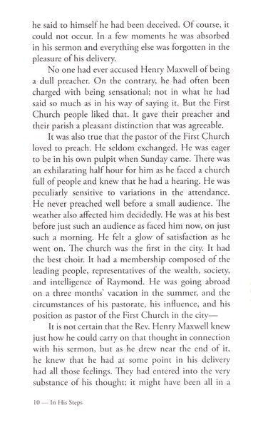 In His Steps By: Charles M. Sheldon - Devotional