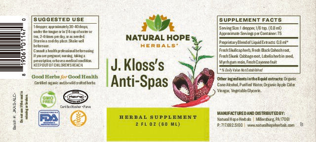 J. Kloss’s Anti-Spas