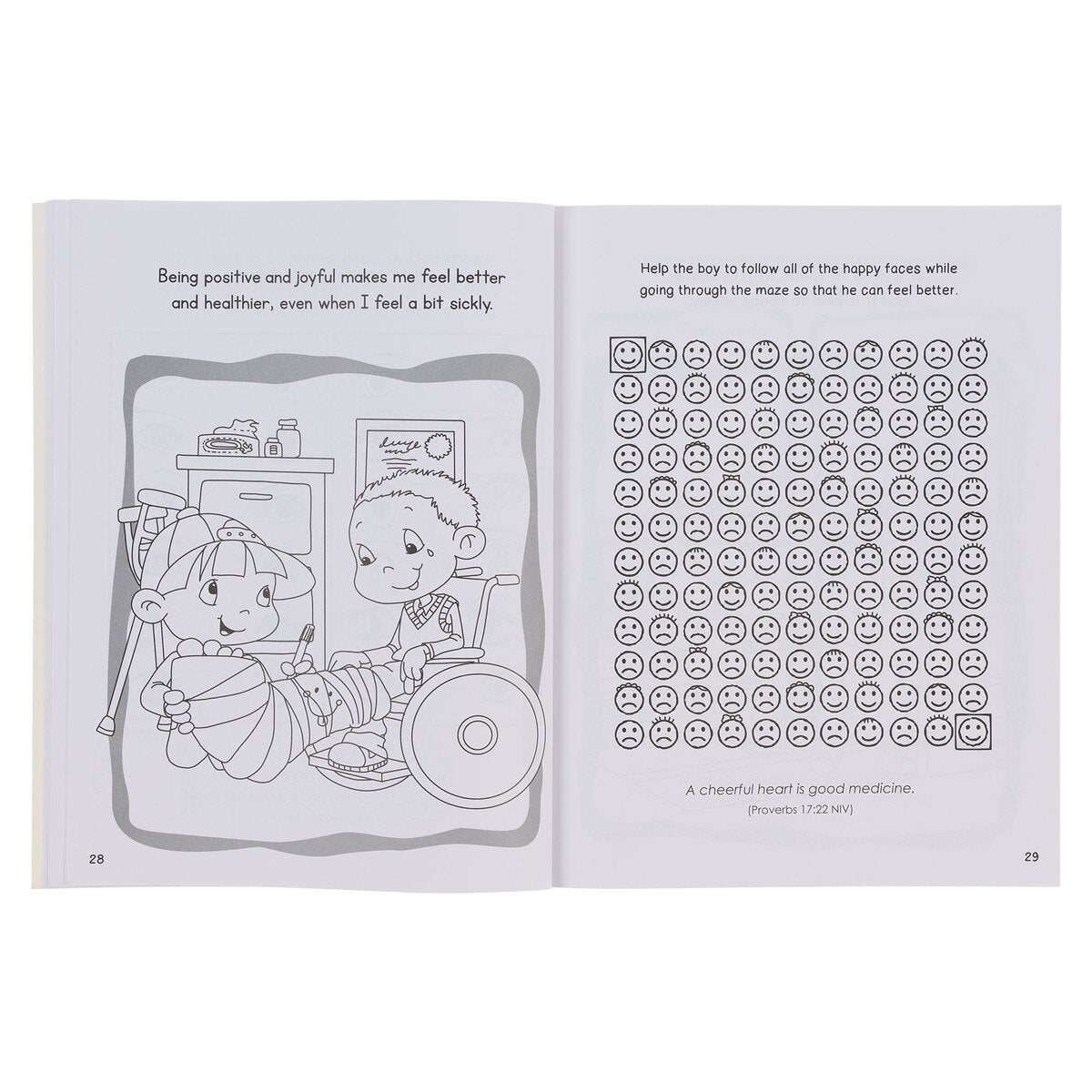 Wise Words for Little Hearts Coloring and Activity Book by Agnes de Bezenac