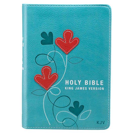 Turquoise King James Version Pocket Bible.