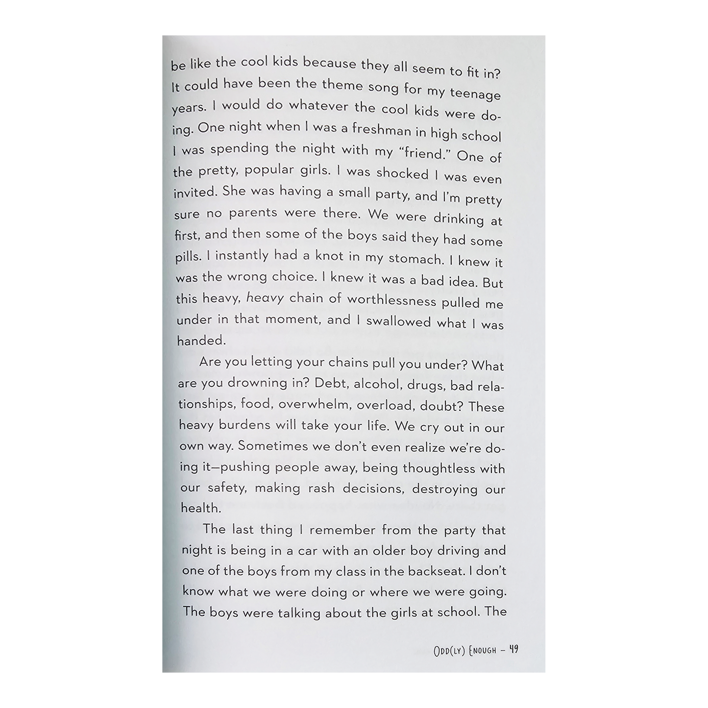 Odd(ly) Enough: Standing Out When the World Begs You To Fit In Paperback by Carolanne Miljavac