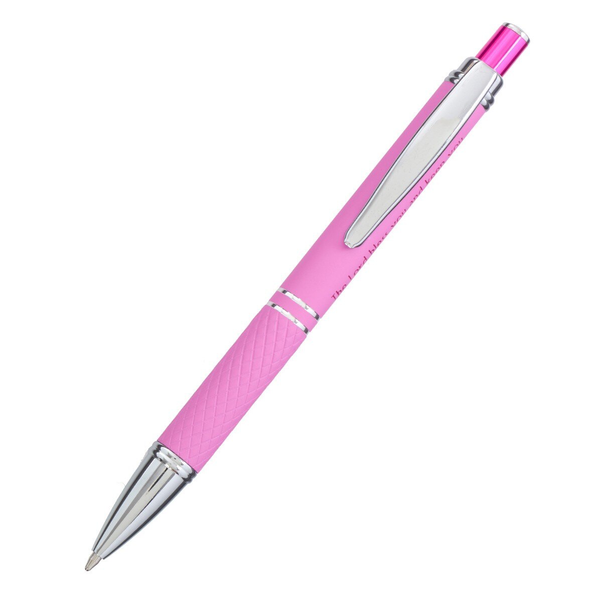 Stylish Pen and Case - Pink - "The Lord Bless You And Keep You." Num. 6:24