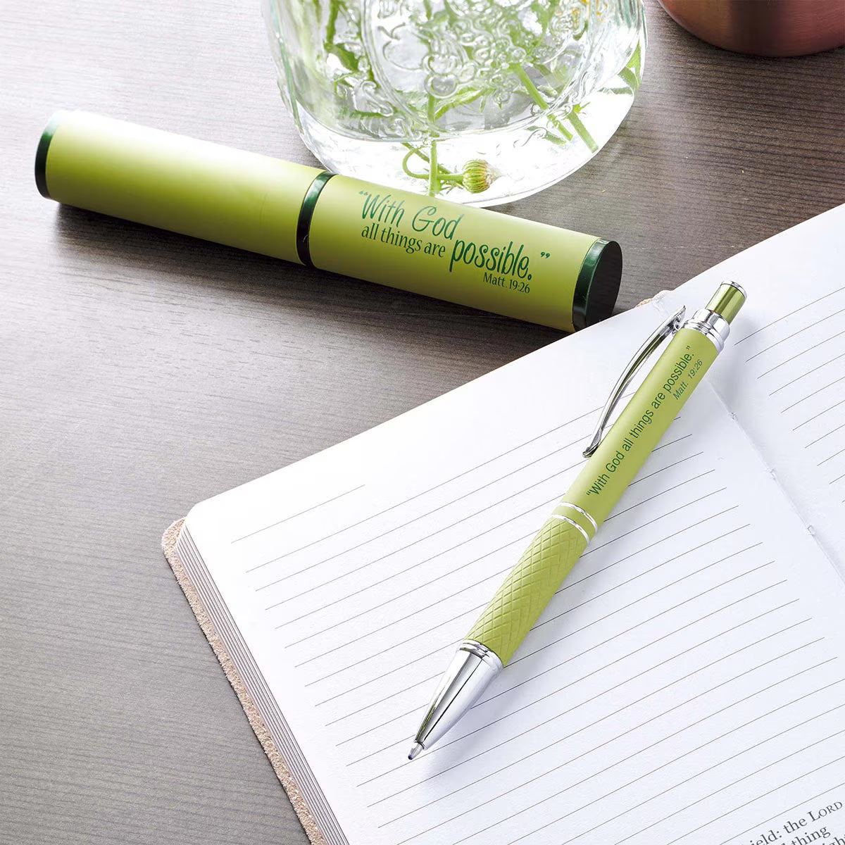 Pen - "With God All Things Are Possible." Matt. 19:26
