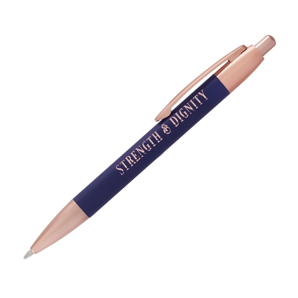 Strength and Dignity - Proverbs 31:25 Pen Gift Blue