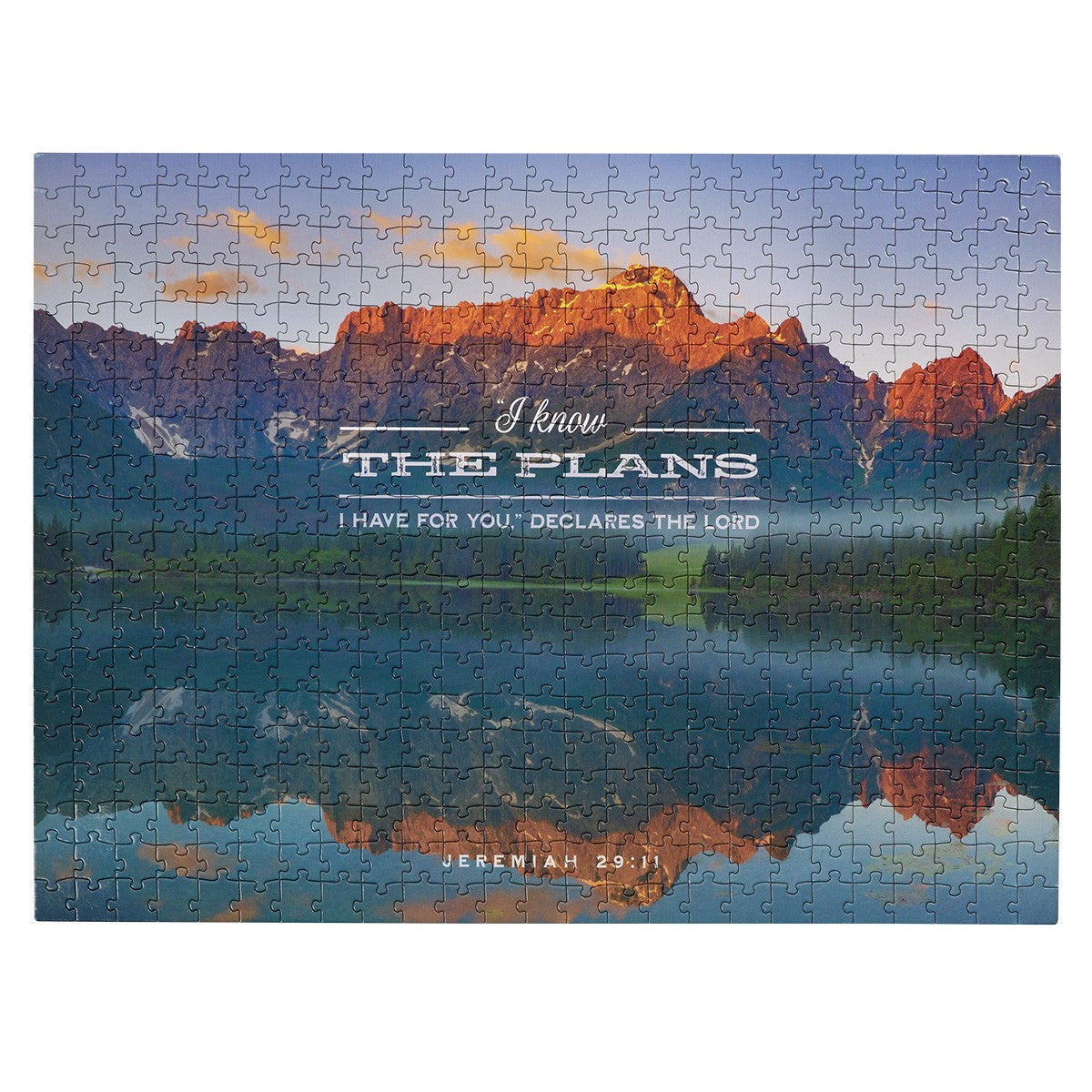 I Know The Plans Grand Tetons 500-piece Jigsaw Puzzle - Jeremiah 29:11