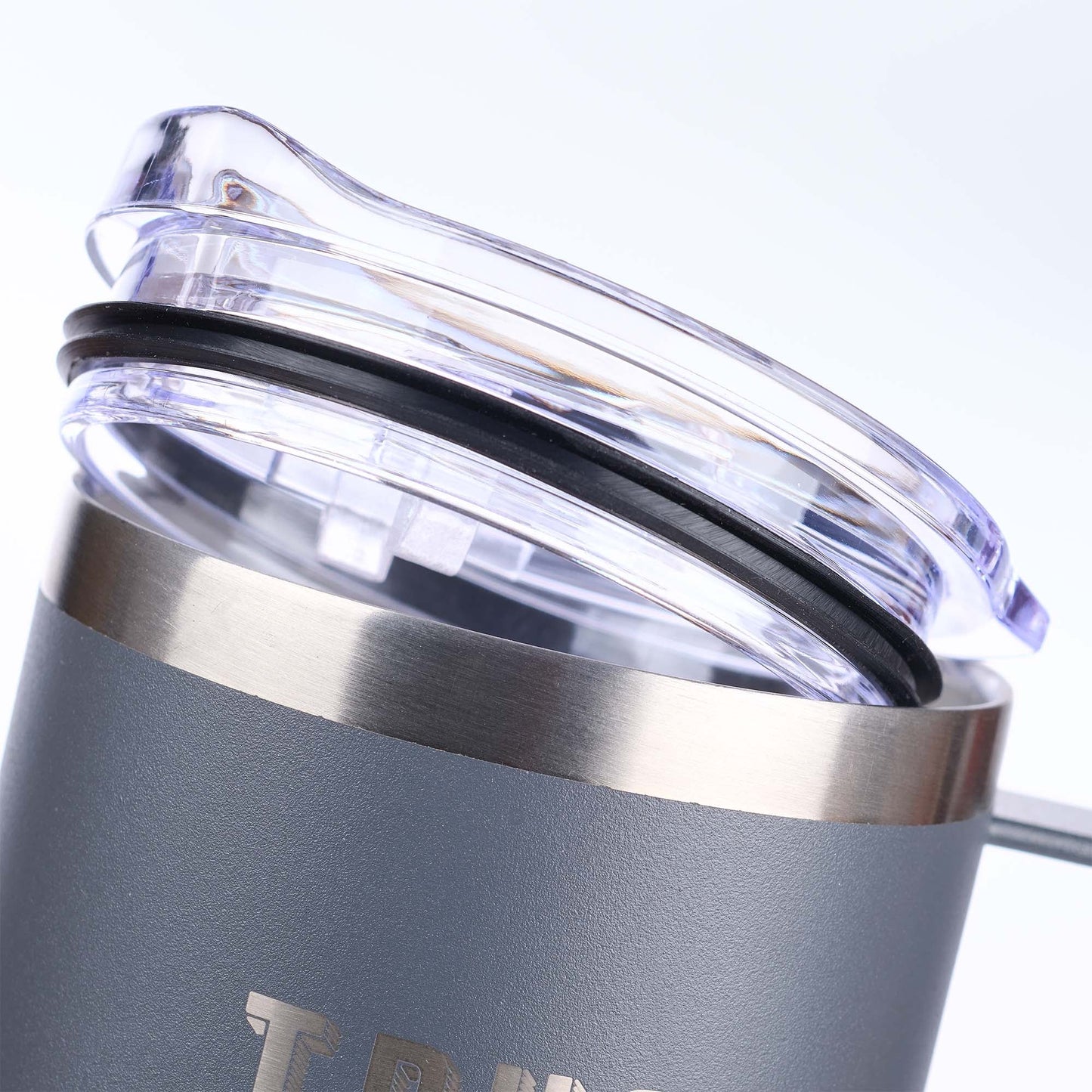 Trust the LORD Cool Gray Camp-style Stainless Steel Mug - Proverbs 3:5 - Mug