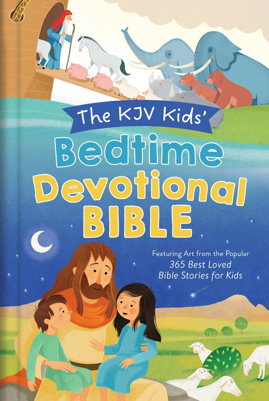 The KJV Kids' Bedtime Devotional Bible: Featuring Art from the Popular 365 Best Loved Bible Stories for Kids Hardcover