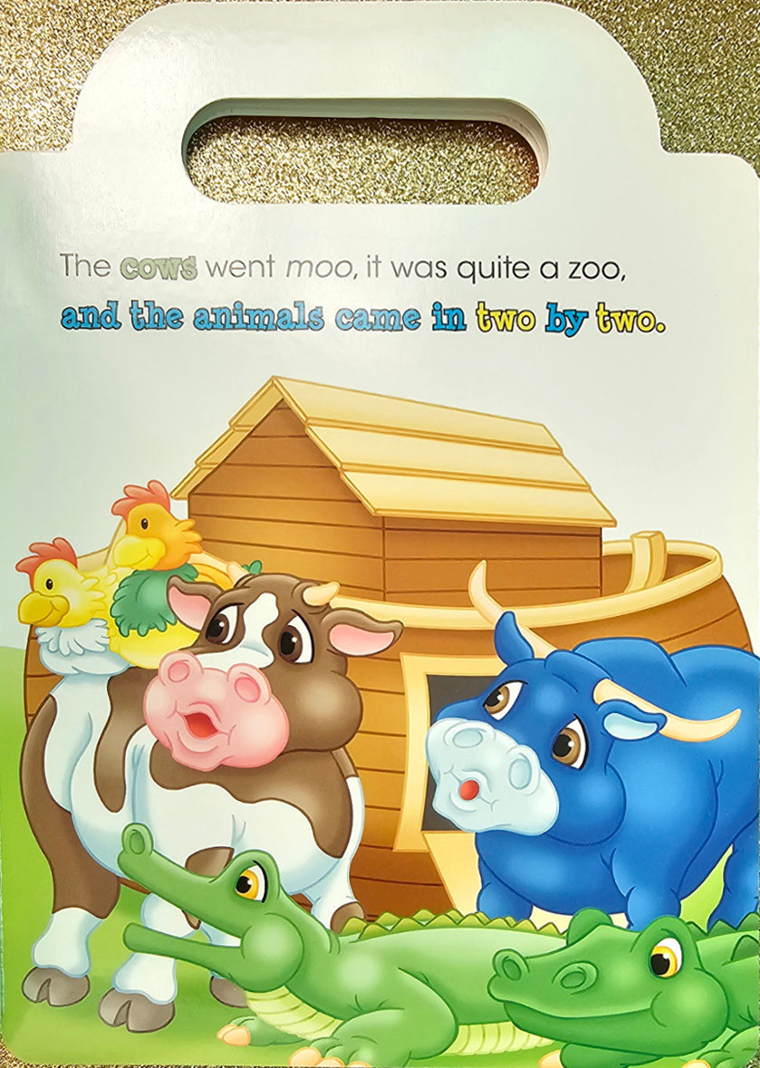 The Animals Came in Two by Two: Sing-a-Story Book with CD Board book – Picture Book by Kim Mitzo Thompson, Karen Mitzo Hilderbrand
