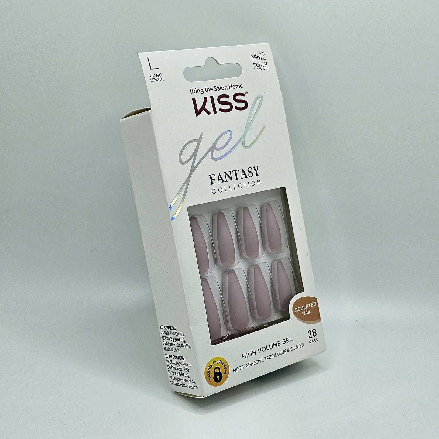 KISS GEL FANTASY - Coffin Pale Purple - Nails