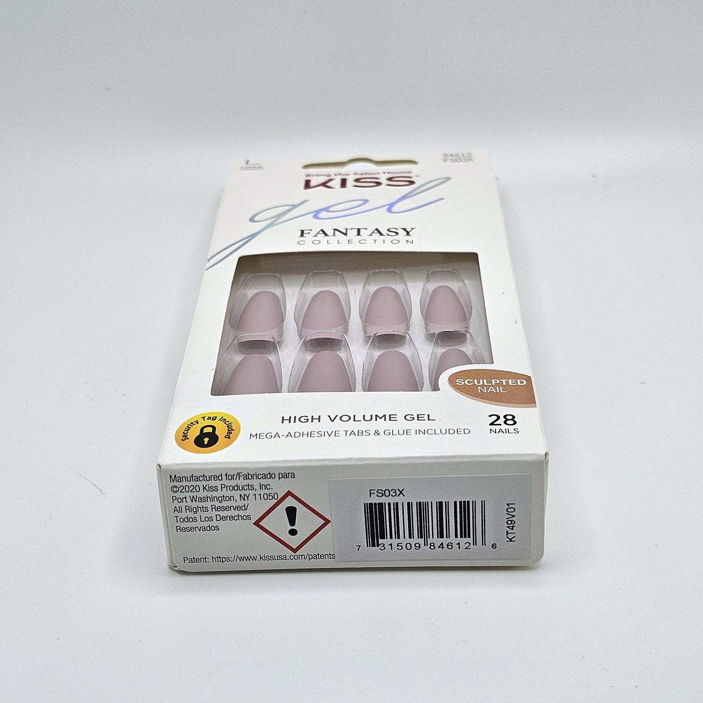 KISS GEL FANTASY - Coffin Pale Purple - Nails