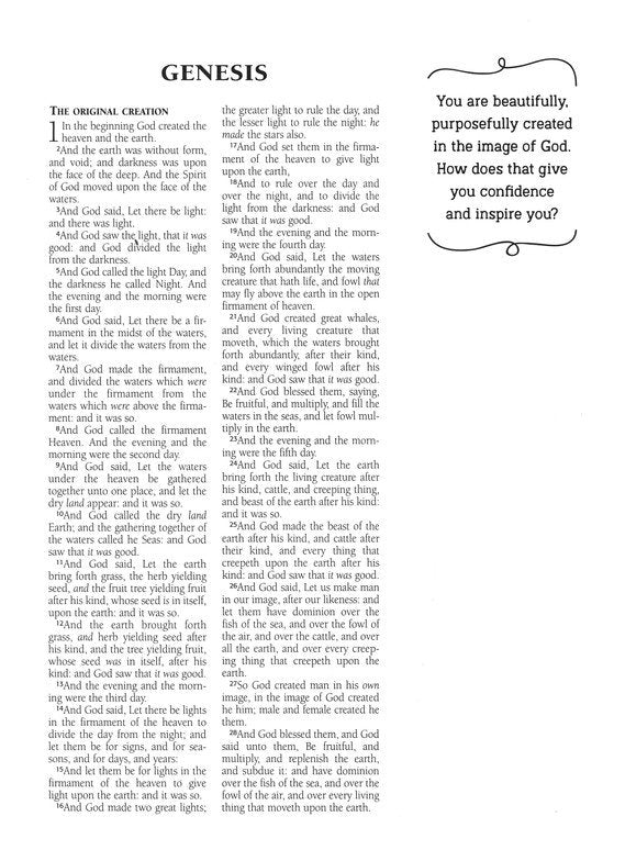 God's Word, My Thoughts KJV Bible for Teen Girls