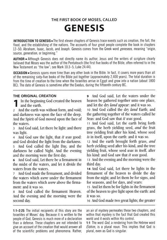 The KJV Study Bible, Large Print [Olive Branches]