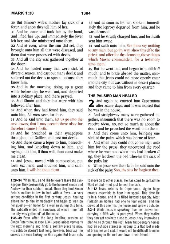 The KJV Study Bible, Large Print [Olive Branches]
