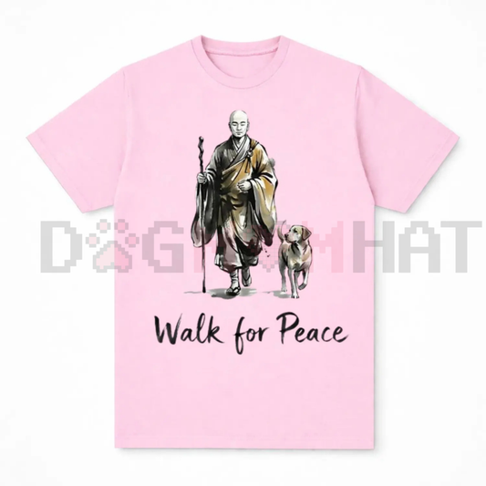 Aesthetic "Walk for Peace" Zen T-Shirt