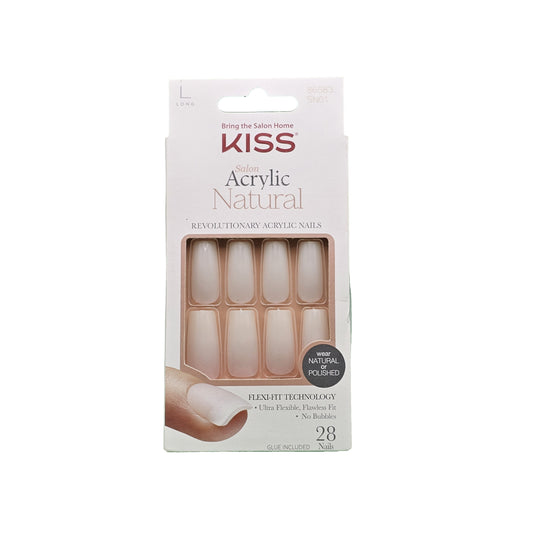 KISS Salon Acrylic Natural - BARESKINNED - Nails