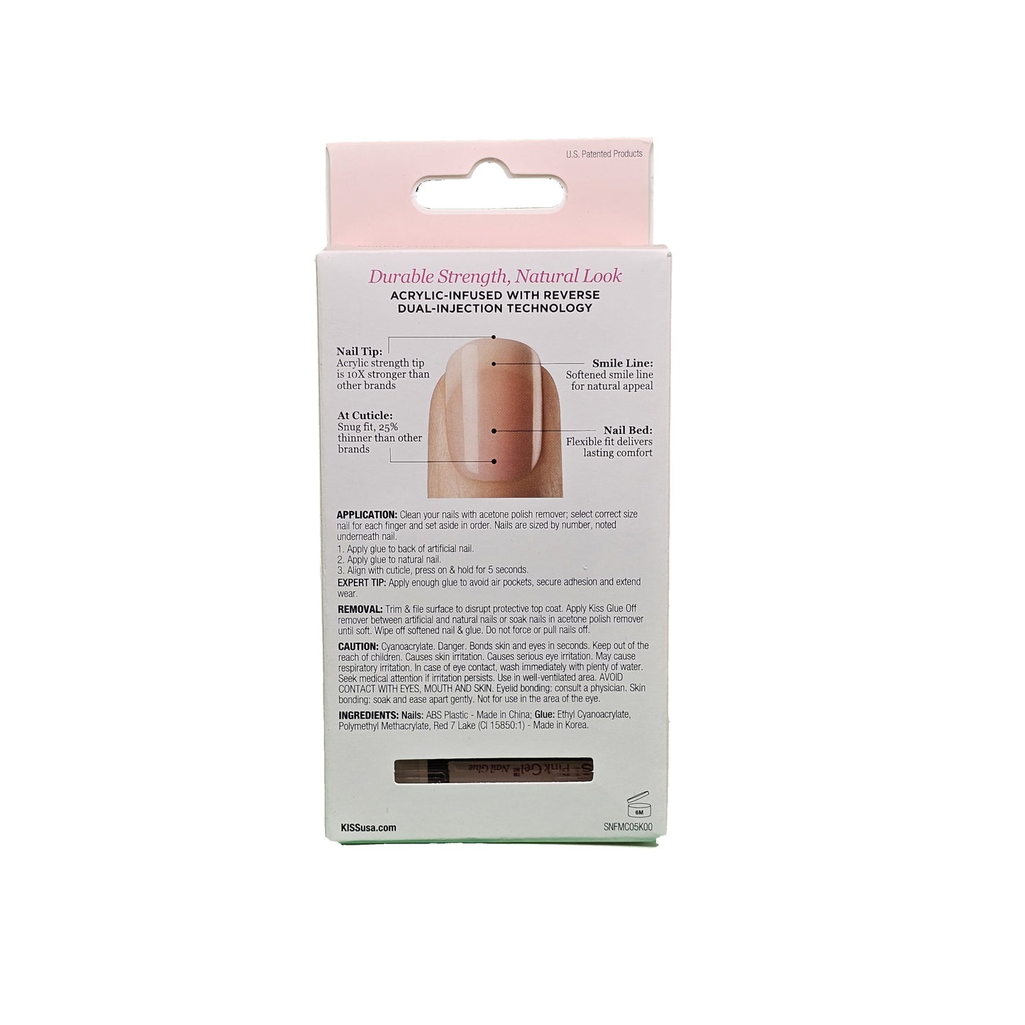 KISS Salon Acrylic French Nude - CASHMERE - Nails