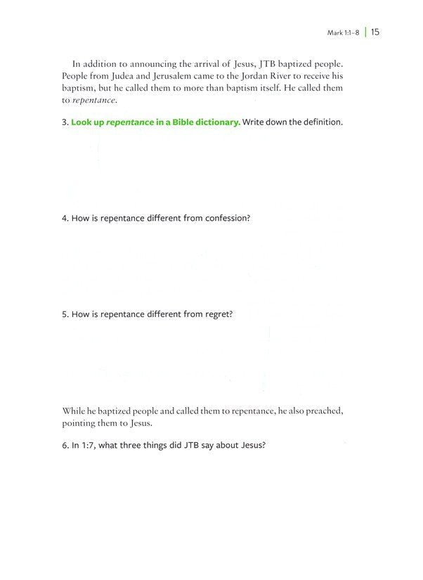 Knowing Jesus as Servant: A 10-Session Study on the Gospel of Mark