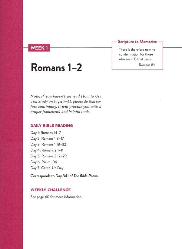Romans: Dead to Sin and Alive to Christ, 10-Week Bible Study