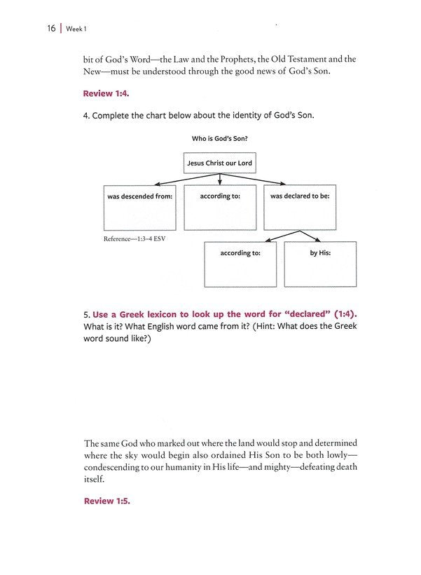 Romans: Dead to Sin and Alive to Christ, 10-Week Bible Study