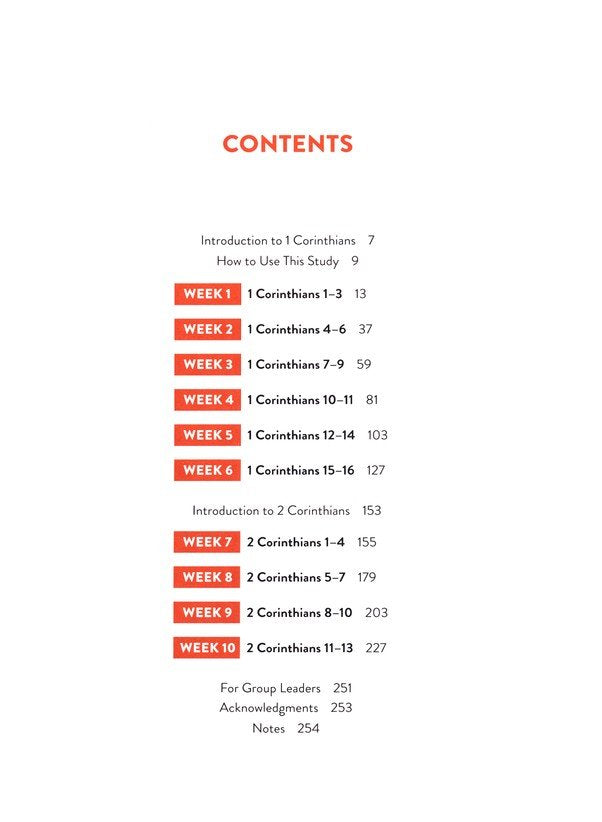1 & 2 Corinthians: Love, Unity, and the Countercultural Power of the Cross--a 10-Week Bible Study