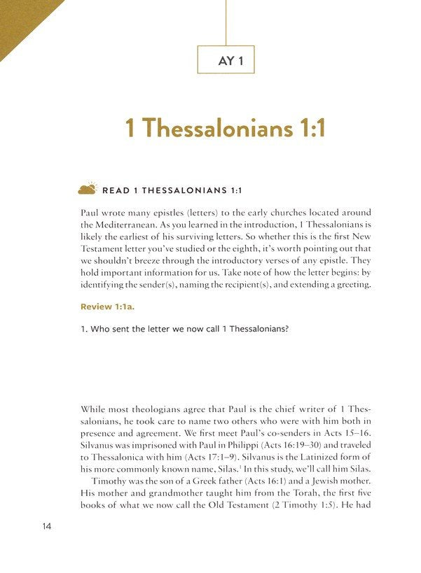 1 & 2 Thessalonians: Hope in the Midst of Trials--a 10-Week Bible Study on Anticipating the Return of Christ