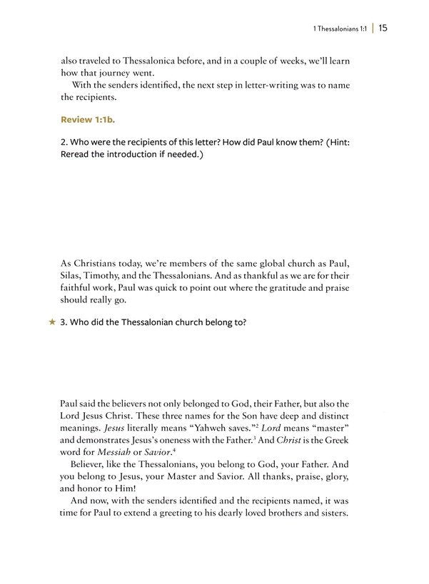 1 & 2 Thessalonians: Hope in the Midst of Trials--a 10-Week Bible Study on Anticipating the Return of Christ