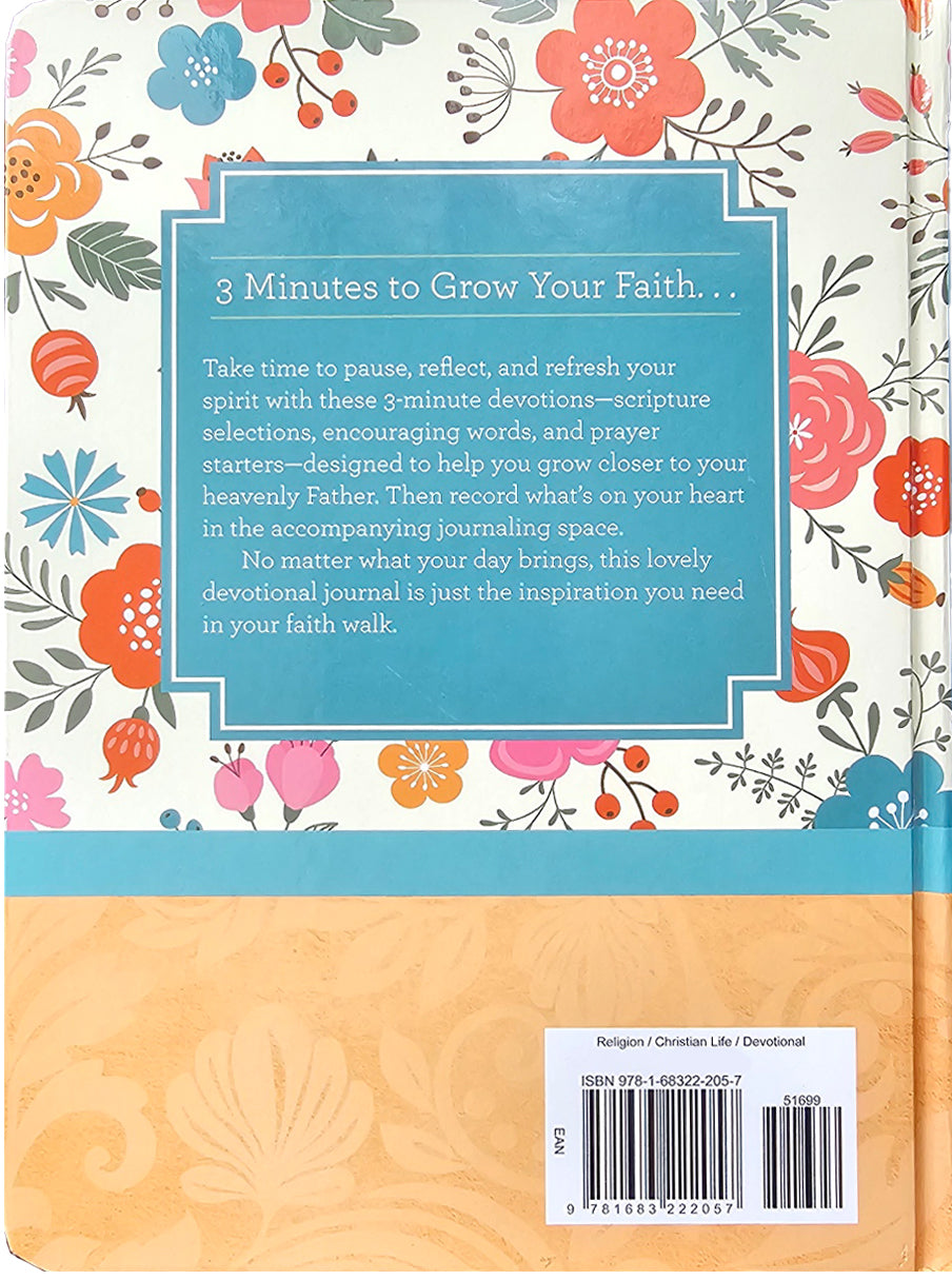 3-Minute Devotions for Women Journal Hardcover - Devotional Journal