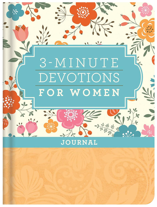 3-Minute Devotions for Women Journal Hardcover - Devotional Journal