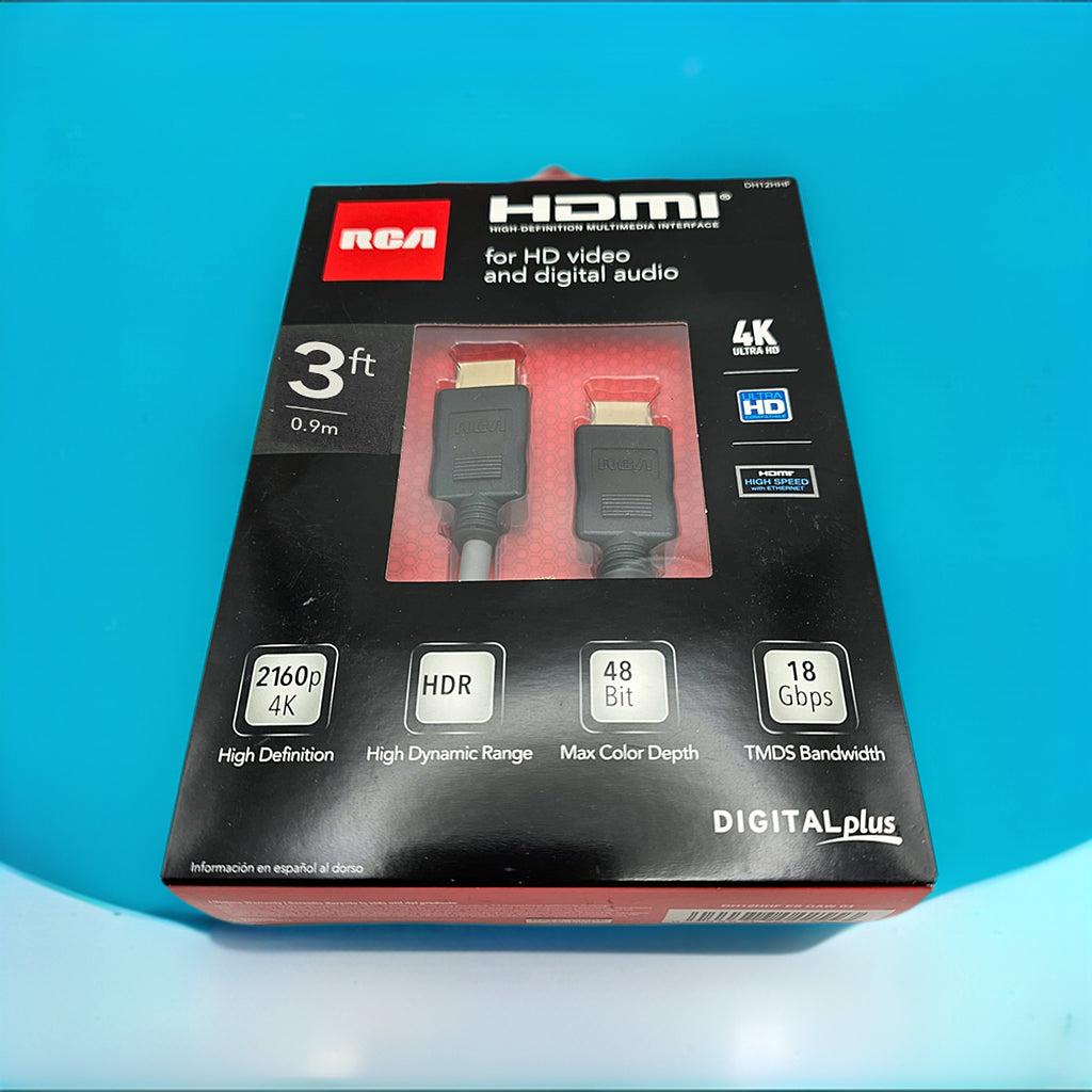 3' DIGITAL HDMI CABLE 3D 4K SUPPORT DH3HHF High Def Multi Interface