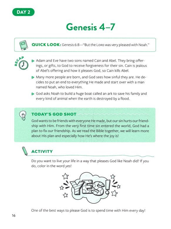 The Bible Recap Kids' Devotional: 365 Reflections and Activities for Children and Families to Read the Bible in a Year