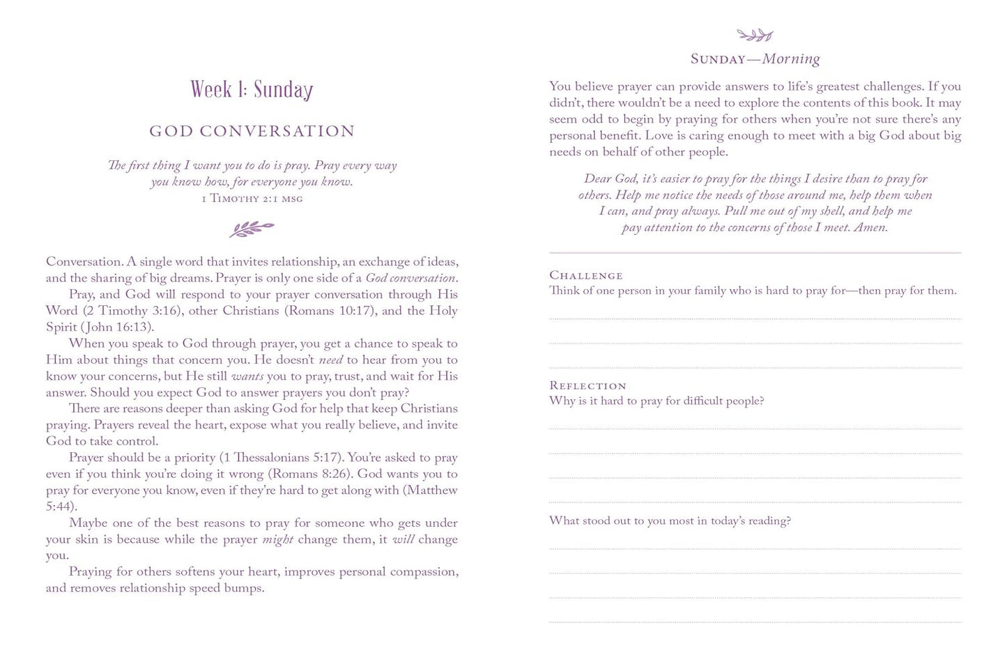 42 Days to a More Powerful Prayer Life Devotional Journal Paperback
