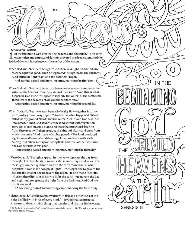Inspire FAITH Bible NLT, Filament Enabled The Bible for Coloring & Creative Journaling