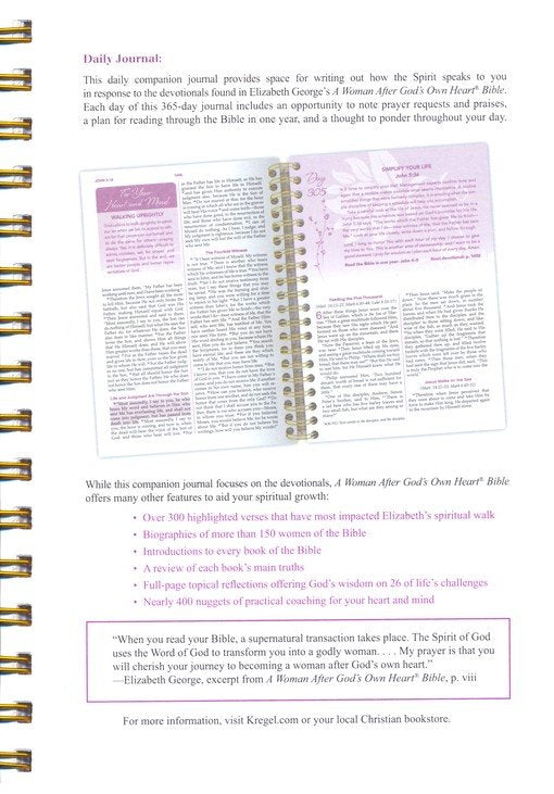 A Woman After God's Own Heart Bible Companion Journal Spiral-bound
