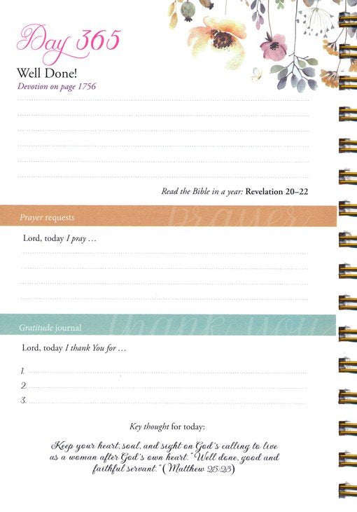 A Woman After God's Own Heart Bible Companion Journal Spiral-bound