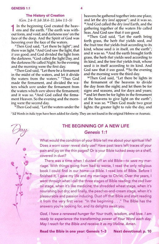 A Woman After God's Own Heart Bible - Teal