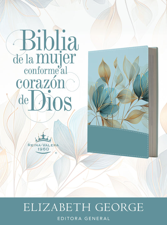 Biblia de la mujer conforme al corazón de Dios RVR60 - Edición pétalos (Woman Bible After God's Heart RVR60 - Petal Edition)
