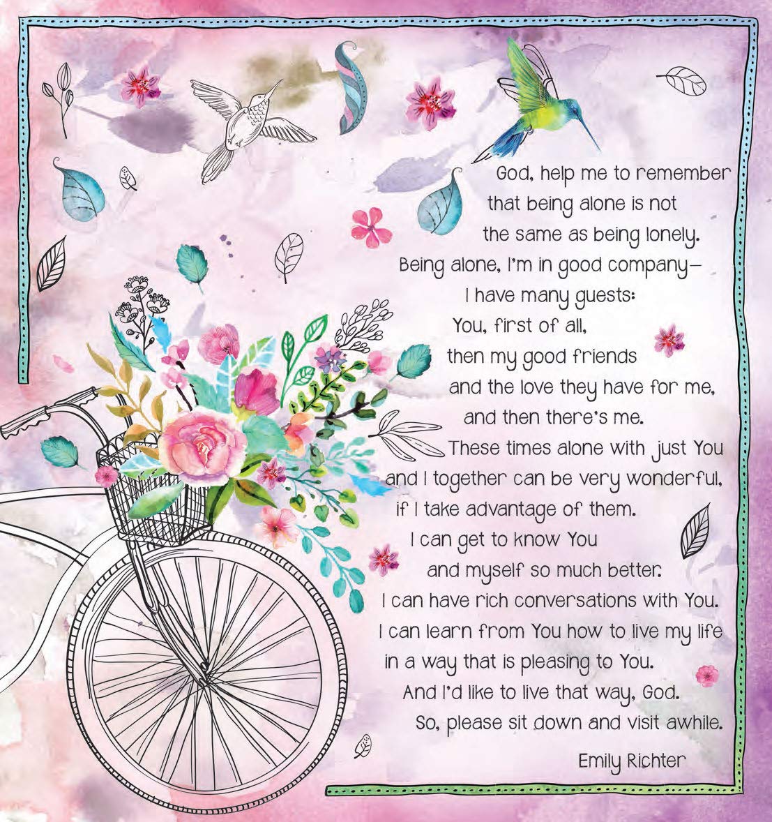 Tyndale NLT Inspire PRAISE Bible (LeatherLike, Purple Garden): Coloring Bible