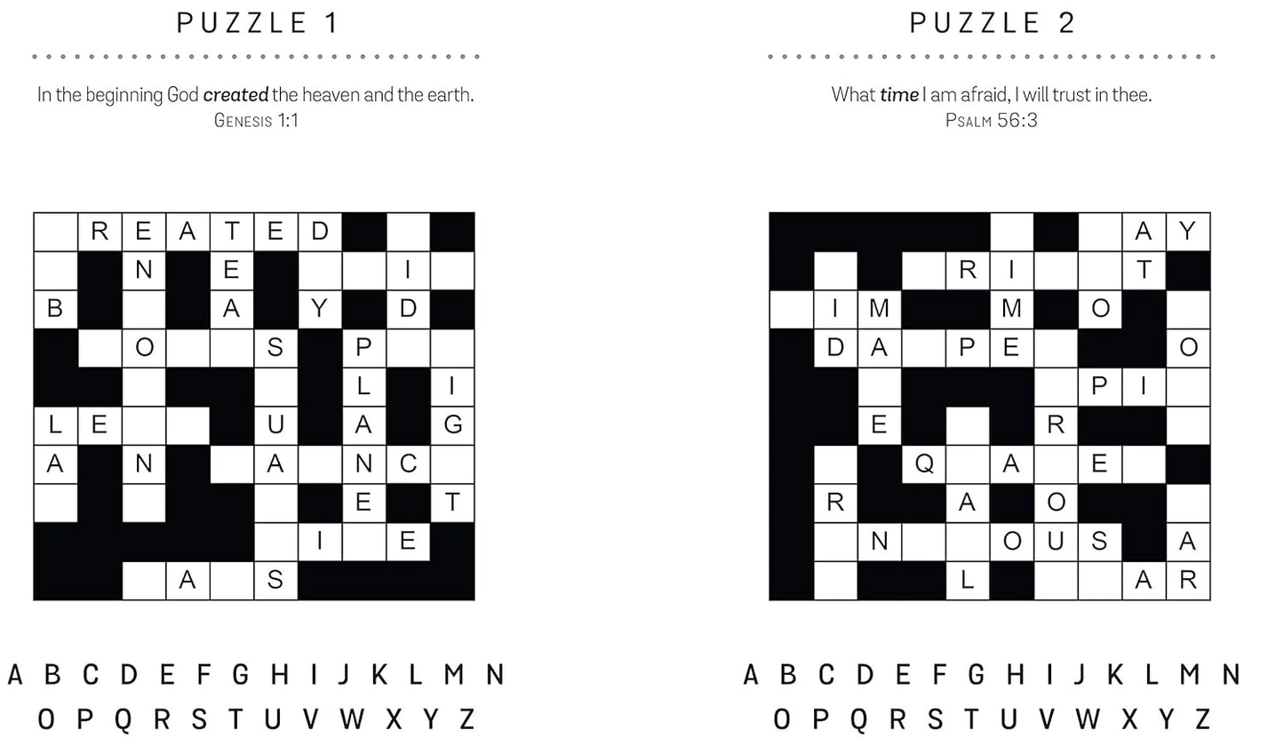 150 Bible Crosswords without Clues: A New Twist on a Classic Favorite! Paperback