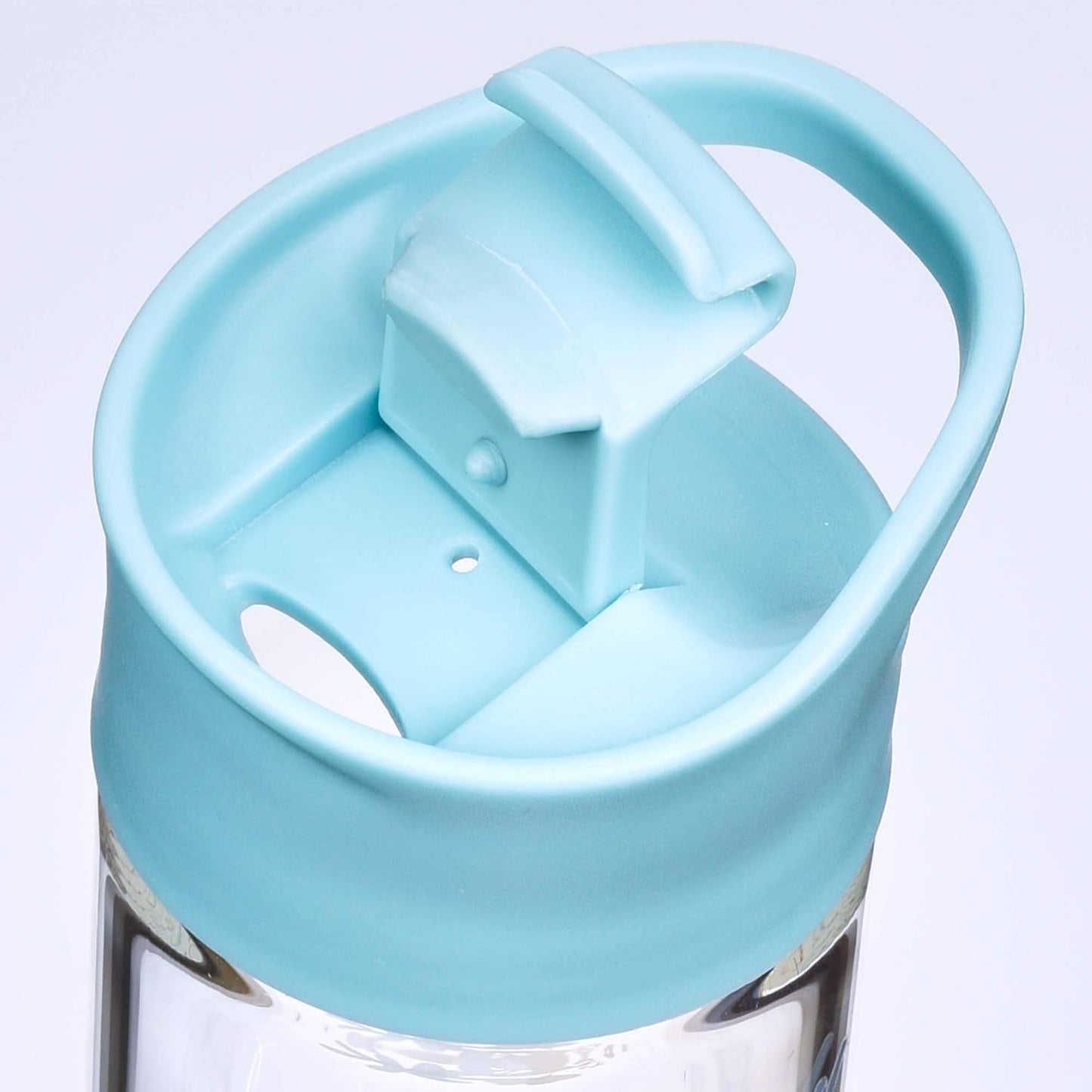 Blue The Joy of the Lord Glass Water Bottle - Nehemiah 8:10