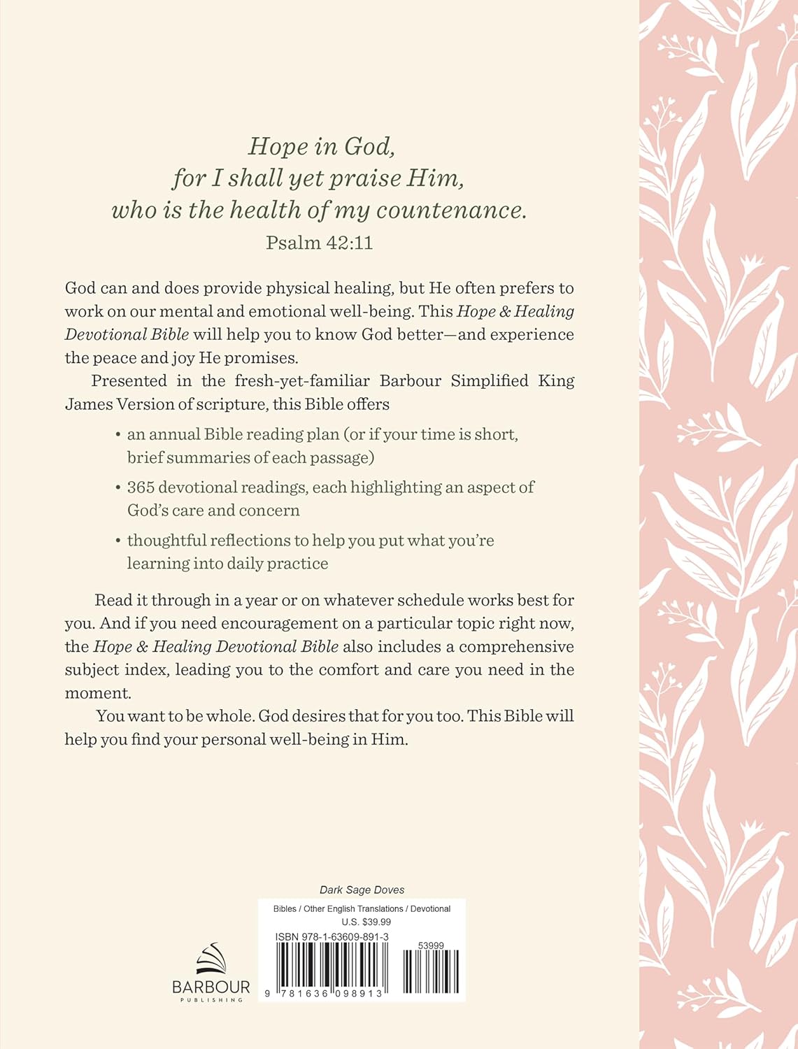 Simplified KJV Bible Hope and Healing